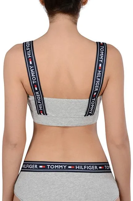 Damen BH Tommy Hilfiger Grey Heather Bralette Grau Damen BH Tommy Hilfiger Grey Heather Bralette Grau